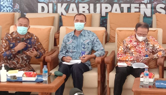 Pemkab Sleman Gelar Jumpa Pers Sampaikan Instruksi Bupati Sleman Perihal PPKM Level 4