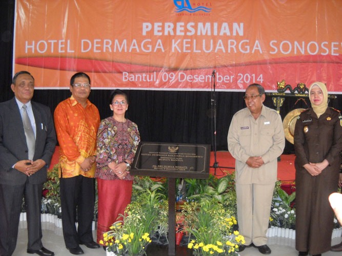 Diresmikan Wakil Bupati Bantul Hotel Dermaga Keluarga Usung Konsep Dormitory Hall