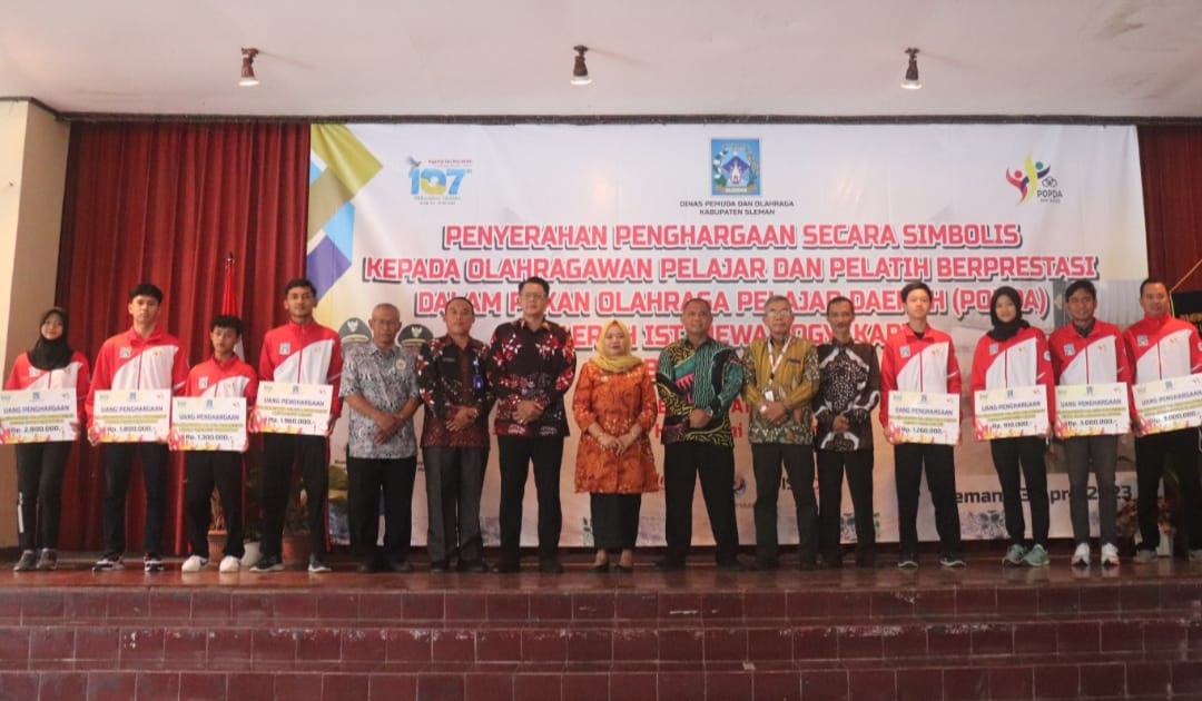 INI DIA PENERIMA PENGHARGAAN ATLET POPDA SLEMAN 2023