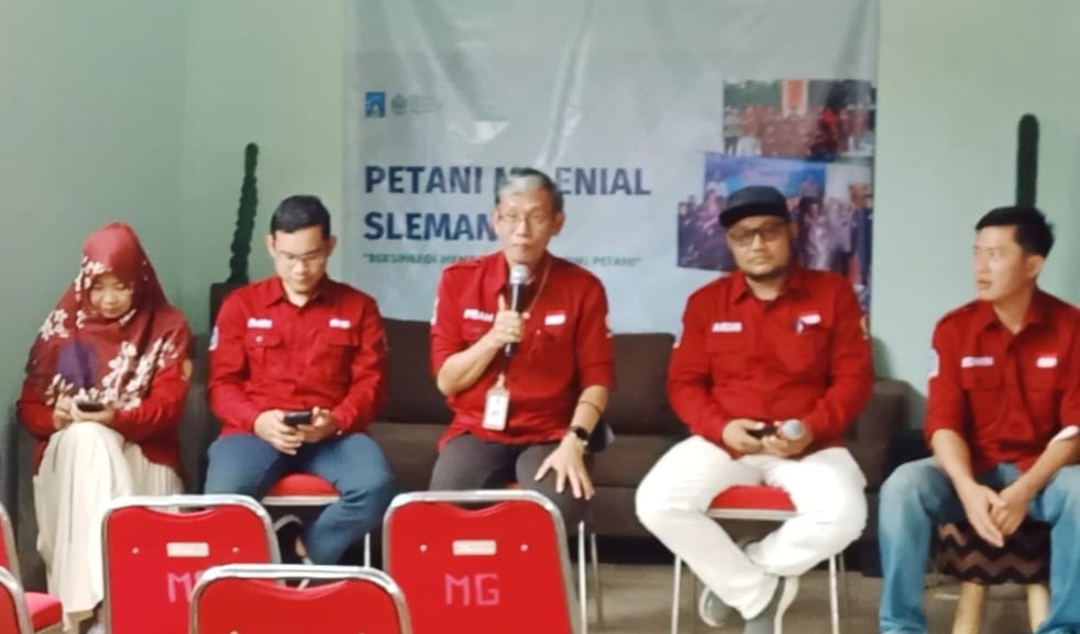 DINAS PERTANIAN,PANGAN DAN PERIKANAN SLEMAN DORONG PENGUATAN PETANI MILENIAL SEBAGAI YOUNG AGRI PRENEUR