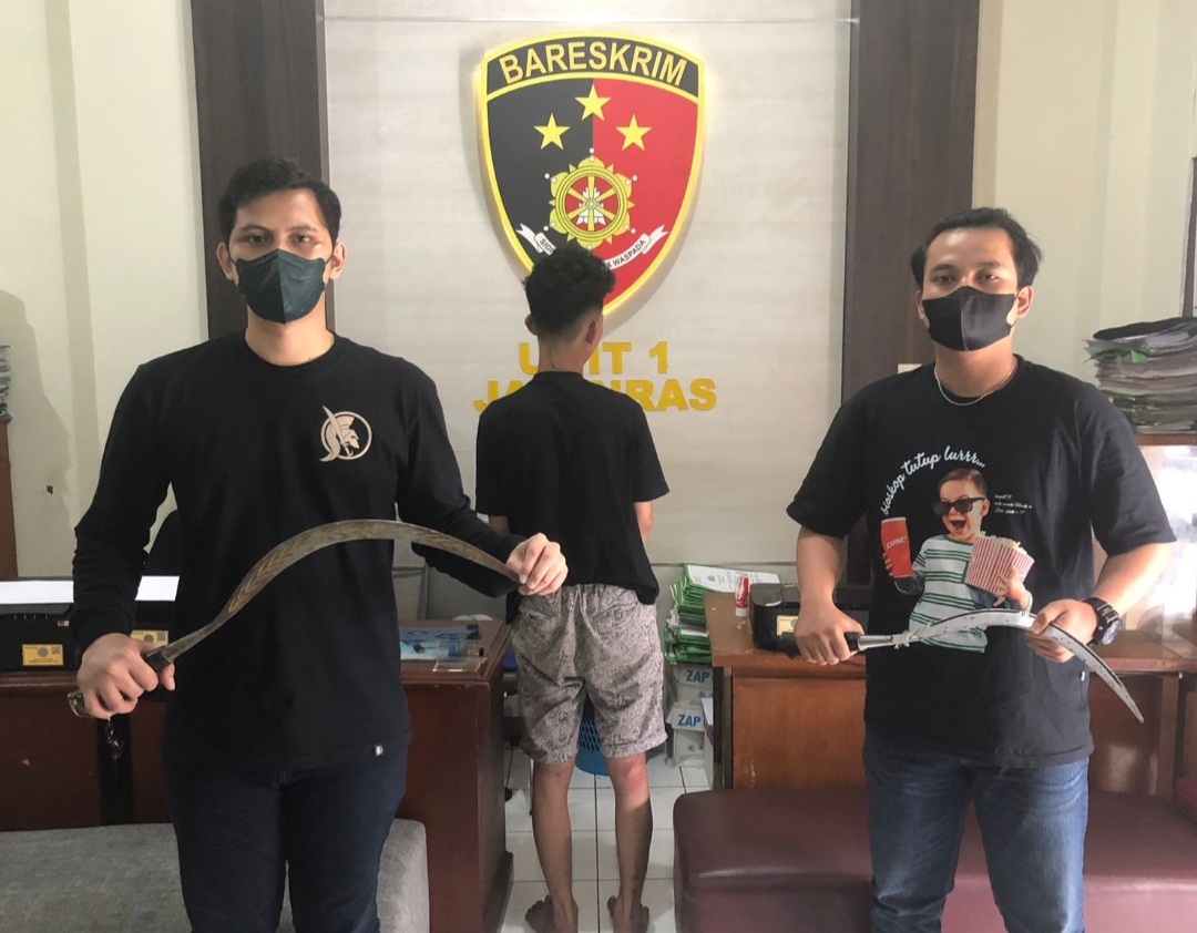 DI DUGA GEROMBOLAN KLITIH DAN BAWA CELURIT RH DIAMANKAN PETUGAS POLRES SLEMAN
