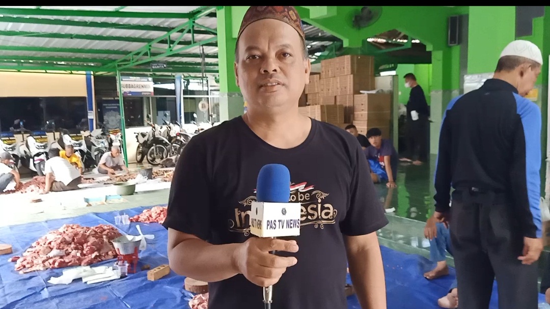  Masjid Ditlantas Polda DIY Laksanakan Penyembelihan Hewan Qurban 4 Sapi 11 Kambing 