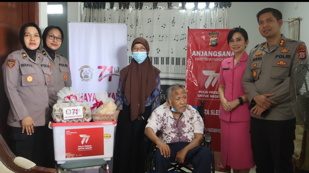 Moment Terbaik Polres Sleman Silaturohmi Dengan Purnawirawan Wujud Kepedulian