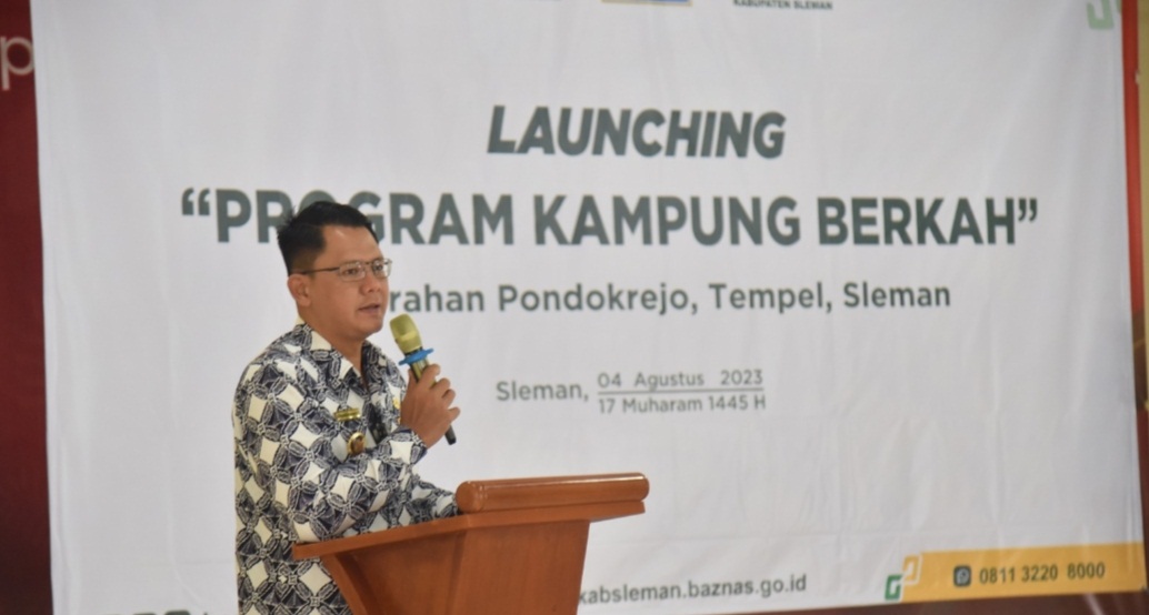 UPAYA DUKUNG BAZNAS TANGGULANGI KEMISKINAN  PROGRAM KAMPUNG BERKAH DI ORBITKAN