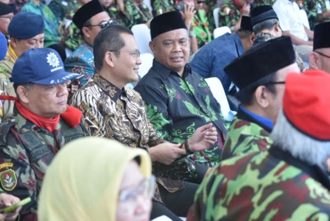 Apel kokam  Sleman Bupati berikan sambutan
