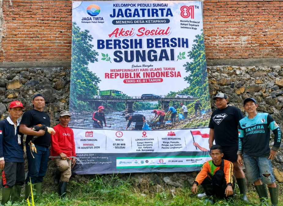 Sambut HUT RI Ke-81 Kelompok Peduli Sungai Jagatirta Komitmen Untuk Jaga Kelestarian Sungai