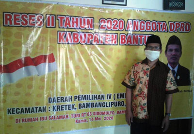 PAIDI S.IP MENGHARAPKAN TIDAK  ADA PERPECAHAN AKIBAT BANTUAN