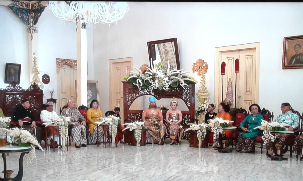 Presiden Jokowi Hadiri Dhaup Ageng Putra K.P.A.A Pakualam X  Yogyakarta Tahun 2019 