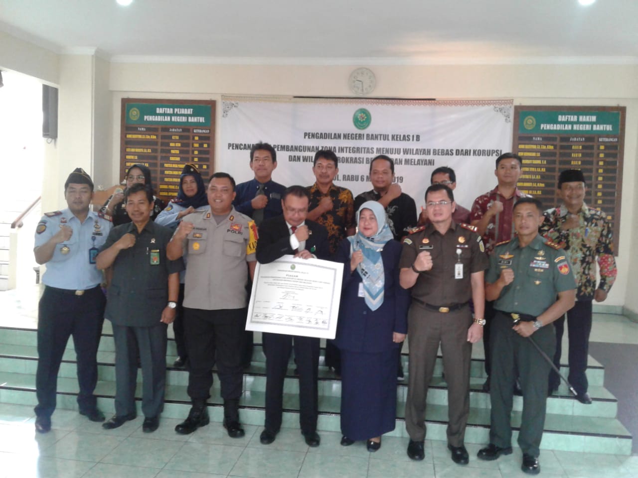 PN BANTUL LAKUKAN FAKTA INTEGRITAS MENUJU WILAYAH  BEBAS KORUPSI