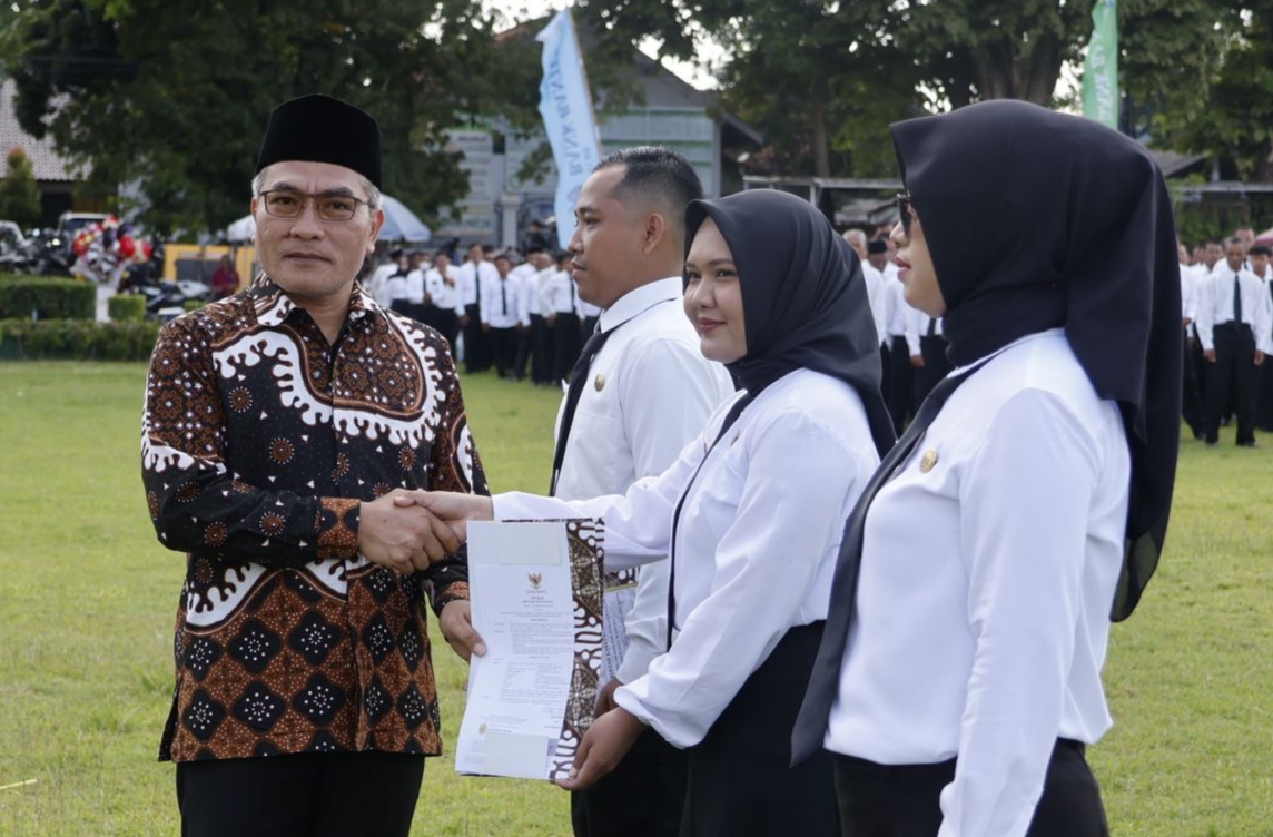 Lega 3393 Orang Bekerja Di Lingkup Pemda Bantul Desember 2025 Mendapat SK PPPK 