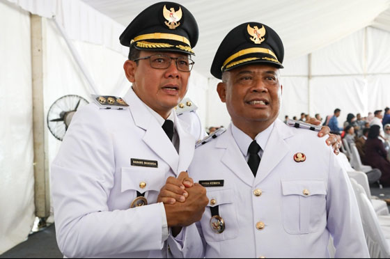 Bupati - Wakil Bupati Sleman Harda Kiswaya. SE.MSi - Danang Maharsa, SE  Periode 2025-2030 Resmi Dilantik