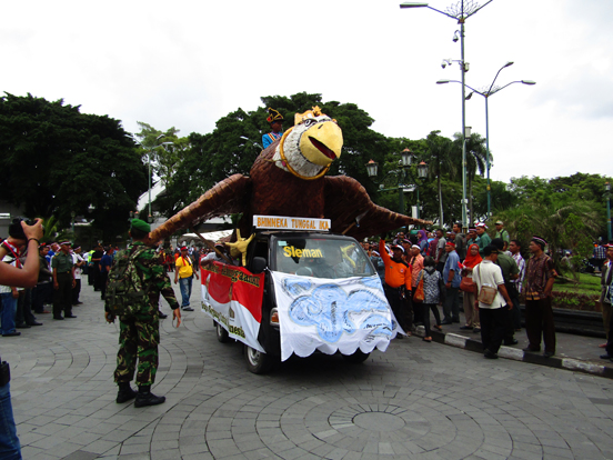 Ribuan Warga Jogja Teguhkan NKRI  