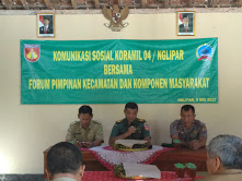  Menghadapi  Puasa  Tahun 2017  dan Lebaran Koramil 04 Nglipar Rangkul Masyarakat 