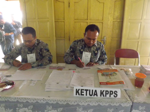 Badingah suara terbanyak di wonosari, benyamin di semanu jangkung di ponjong, bardi minim 