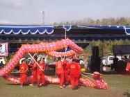 Aksi naga liong semarakan desa…