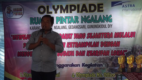 OLYMPIADE DIADAKAN DI RUMAH PINTAR NGALANG, GEDANGSARI, GUNUNGKIDUL