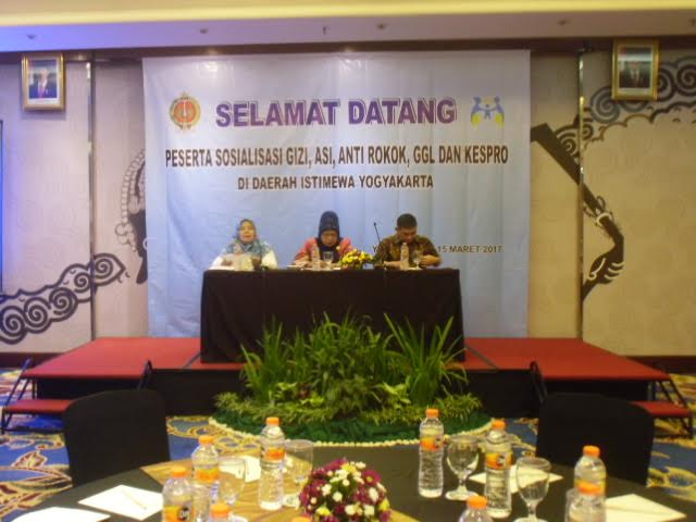 PEMDA DIY ADAKAN SOSIALISASI GIZI,ASI,ANTI ROKOK DAN KESPRO