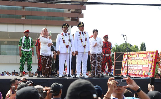  Pasca Di Lantik Presiden Harda - Danang Disambut Hangat Ratusan Masyarakat Sleman