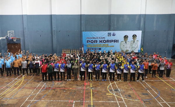 Rekatkan Solidaritas Antar Anggota KORPRI Pemkab Sleman Gelar POR KORPRI 2025