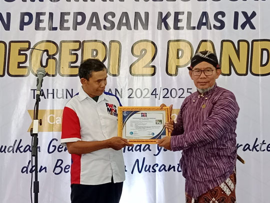 152 Siswa SMPN  2 Pandak Bantul Lulus 100% Juga Raih Record Prestasi PWMOI