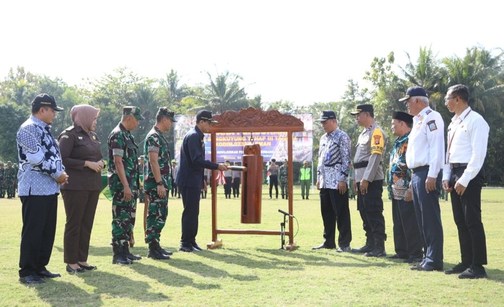 TMMD SENGKUYUNG TAHAP III TAHUN 2024 RESMI DIBUKA. MENYASAR PEMBANGUNAN FISIK DAN NON FISIK