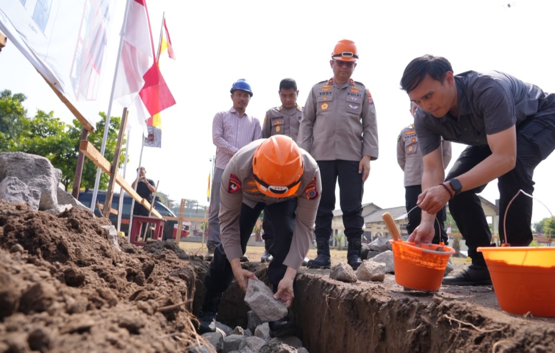 Polda DIY Perkuat Kesiapsiagaan Hadapi Ancaman KBRN, Kapolda Letakkan Batu Pertama Gedung Gegana