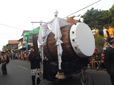 Replika Beduk  Masjid Mataram  ada di Festival Kejayaan Sultan Agung