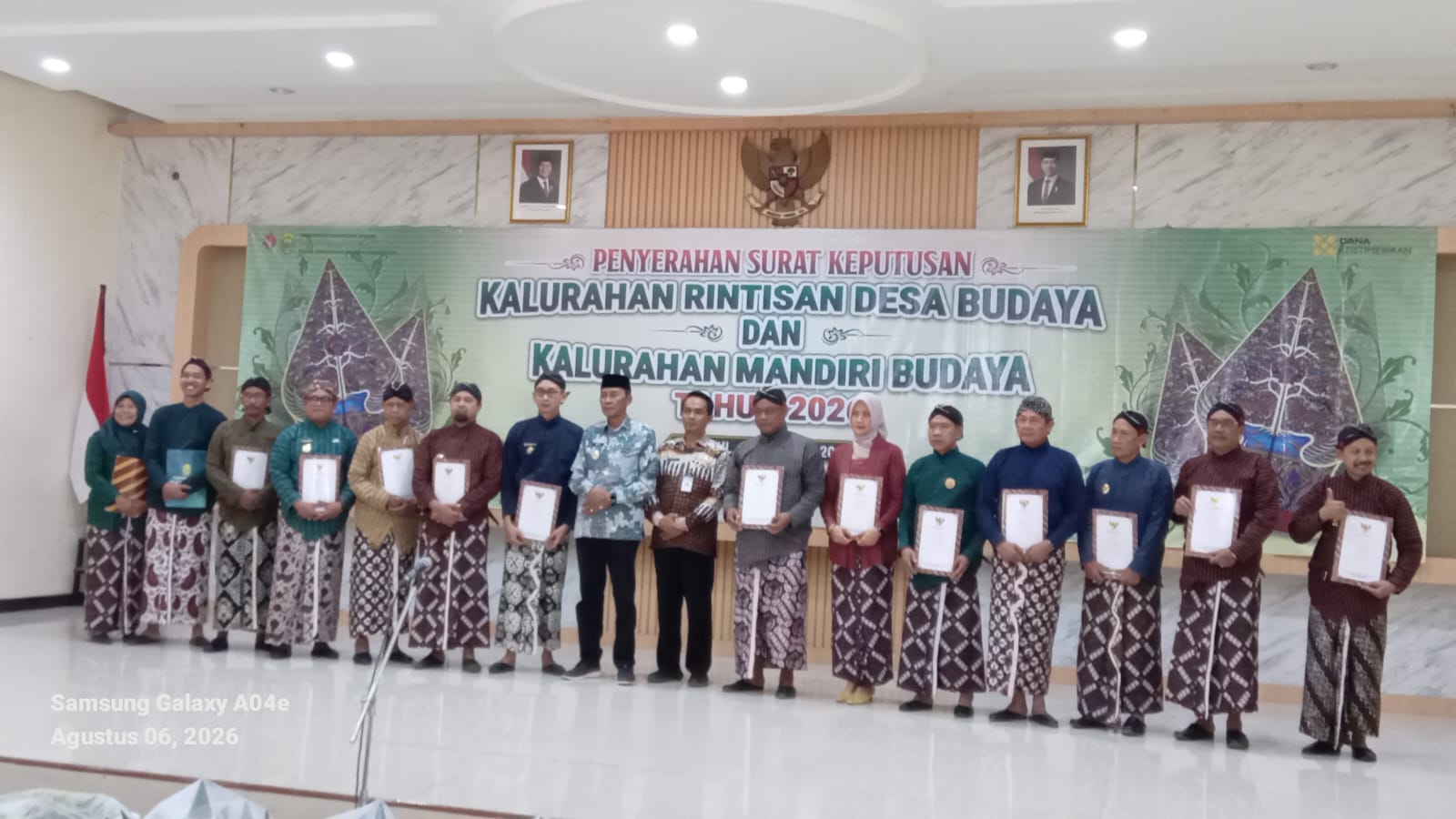 12 DESA DI BANTUL PEROLEH SK RINTISAN BUDAYA, 2 DAPAT SK MANDIRI BUDAYA