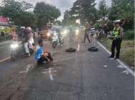 Hindari Gerobak Sampah Motor Tabrak…