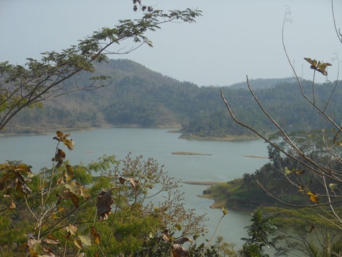 Panorama kawasan kali biru "menakjubkan