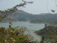Panorama kawasan kali biru "menakjubkan