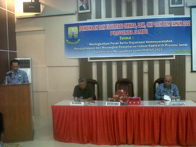 Jambi Miliki 242 LSM  dan Ormas 'Tapi Yang  Resmi Baru 81 ?
