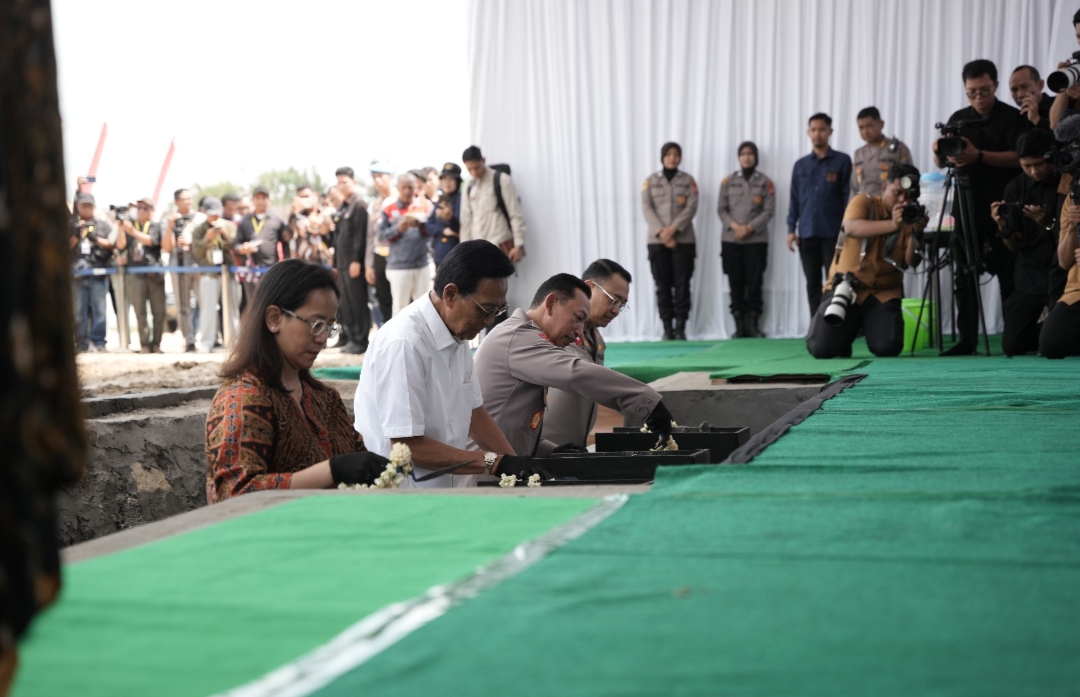 Proyek Mapolda DIY 2026 Ditandai Dengan Groundbreaking dan Peletakan Batu Pertama  Bupati Sleman Tegaskan Komitmen Dukung Pelayanan Publik