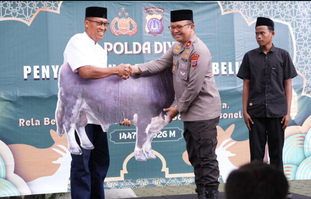 Polda DIY Salurkan 17 Hewan Kurban di Hari Raya Idul adha 1447 Hijriyah kepada Masyarakat dan Lembaga Sosial