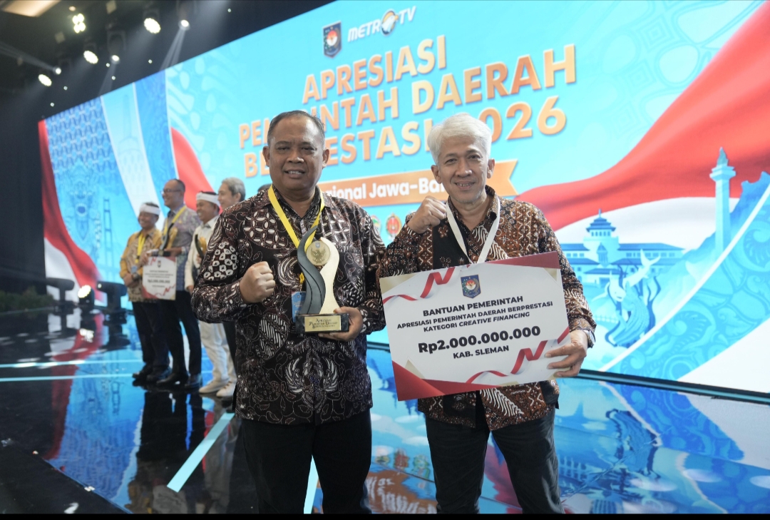 Sleman  Torehkan Prestasi Peringkat 2 Kabupaten dengan Creative Financing Terbaik se-Jawa Bali