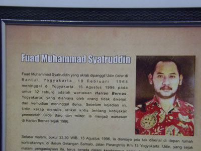 Wartawan udin mati karena berita