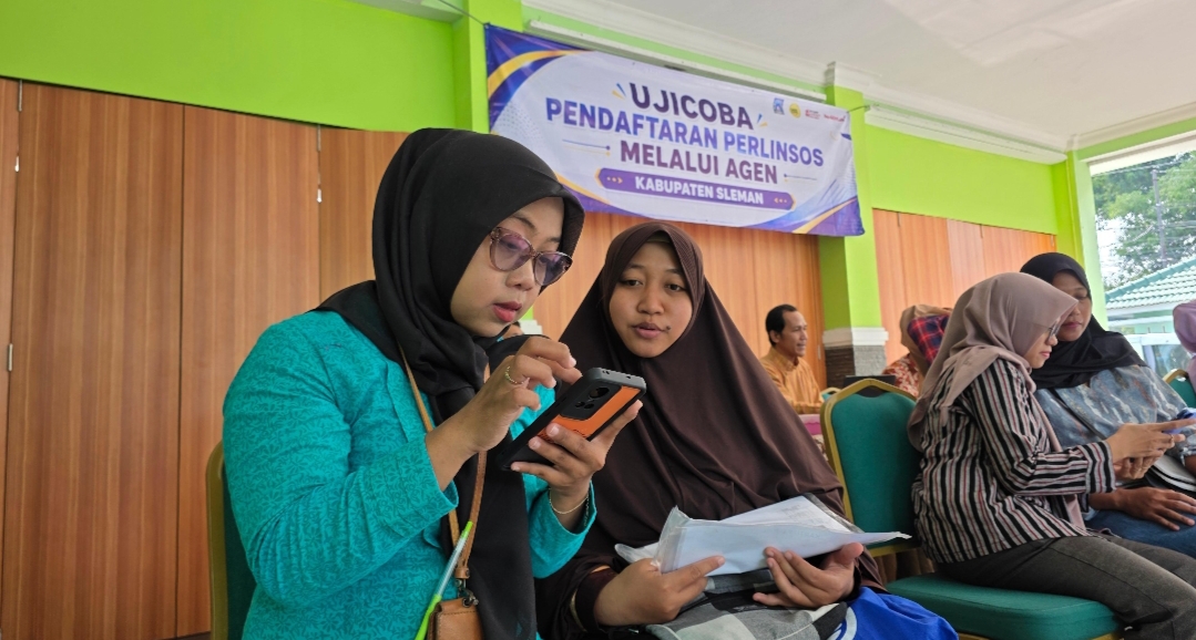 Sleman Pilot Project Nasional Digitalisasi Perlinsos Percepat Akses Bansos Tepat Sasaran