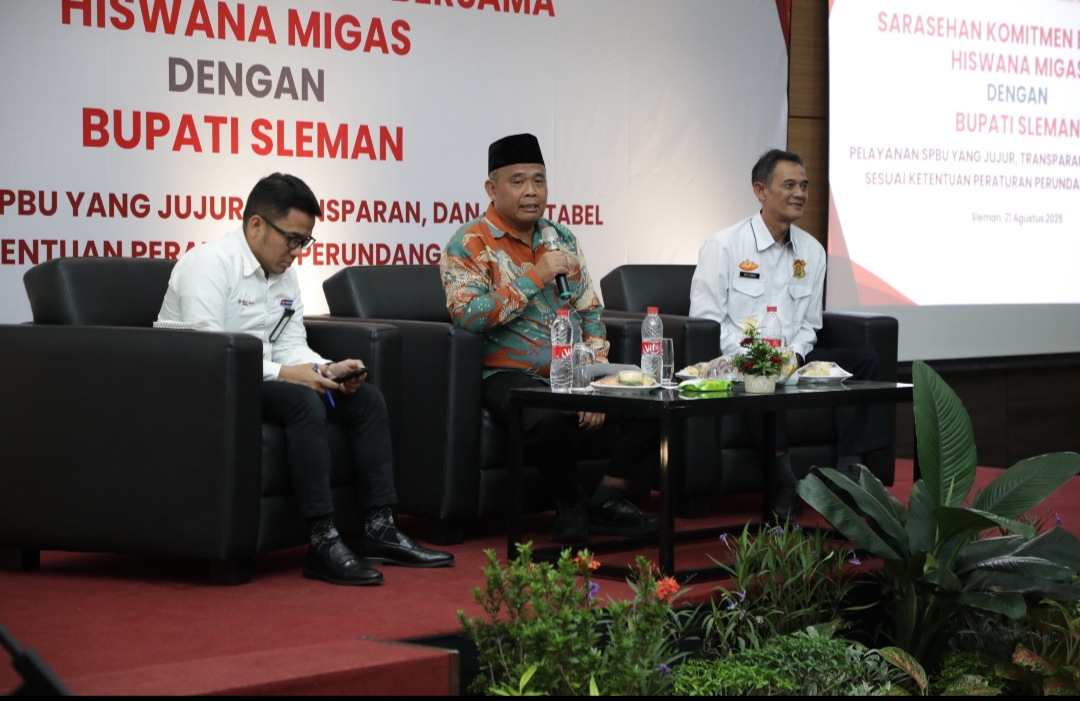Guna Pastikan Pelayanan SPBU Transparan Akuntabel, Pemkab Sleman dan Hiswana Migas DIY Tandatangani Komitmen Bersama   